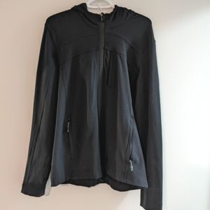 LULULEMON - Black Hooded Full Zip Jacket